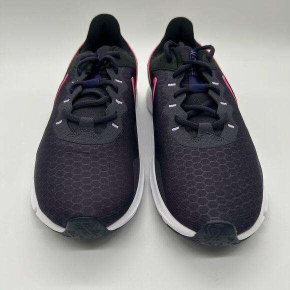 Nike Shoes Womens 11 Black Hyper Pink Cave Purple Legend Essential 2 Shoes NEW - Picture 2 of 12